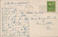 Writing and Address Card