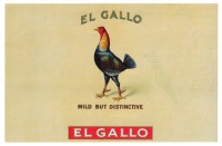 El Gallo Inner Box Art