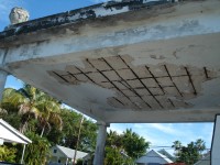 Cement roof